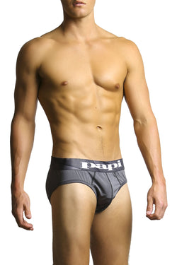 2-Pack Papi Black & Grey Microfusion Performance Brief thumbnail 3