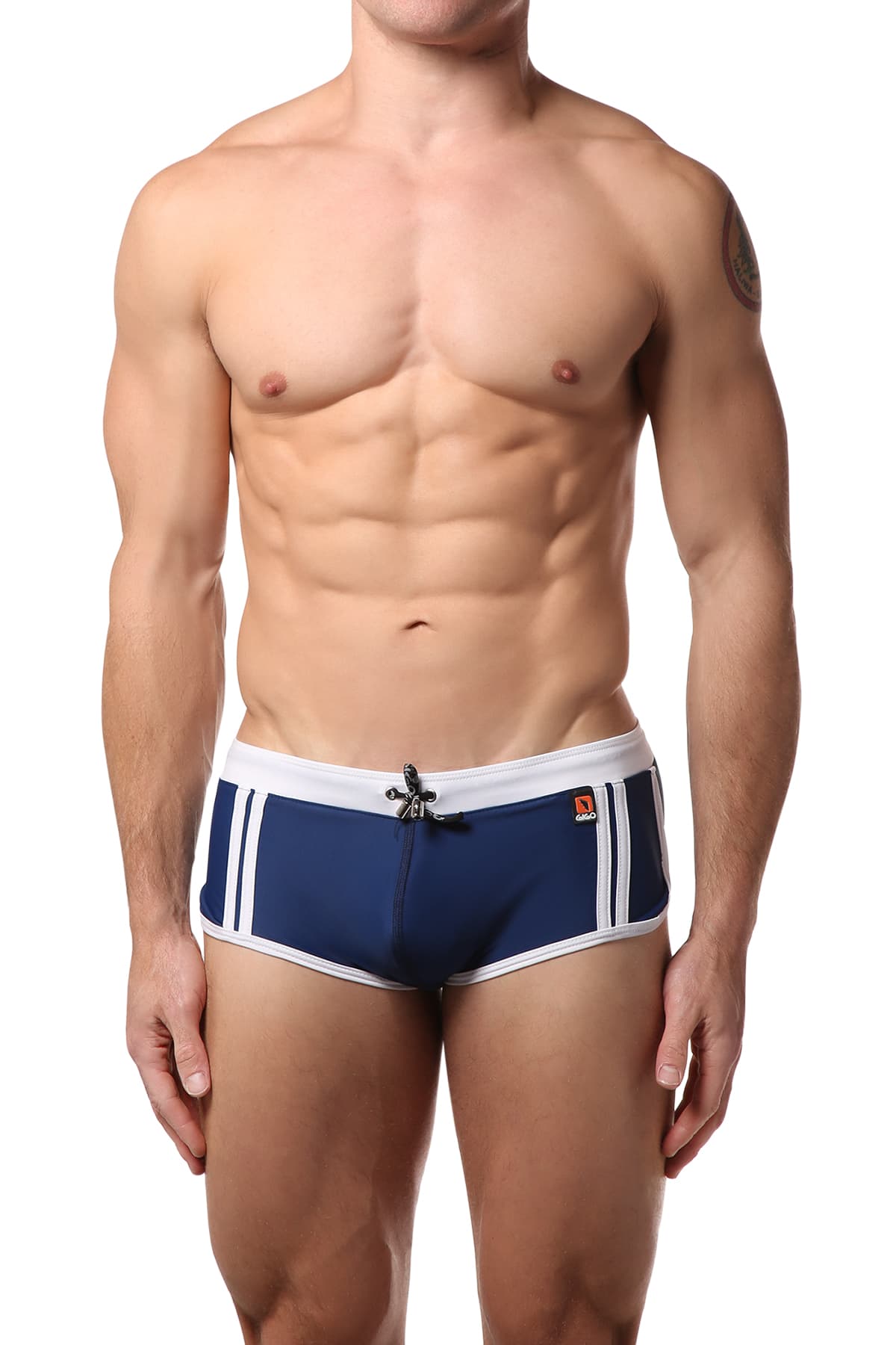 Gigo Blue & White SES Active Swim Boxer