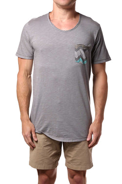Cohesive & Co. Grey Devon ZigZag T-Shirt thumbnail 1