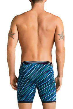 Balanced Tech Blue & Black Performance Boxer Brief thumbnail 3