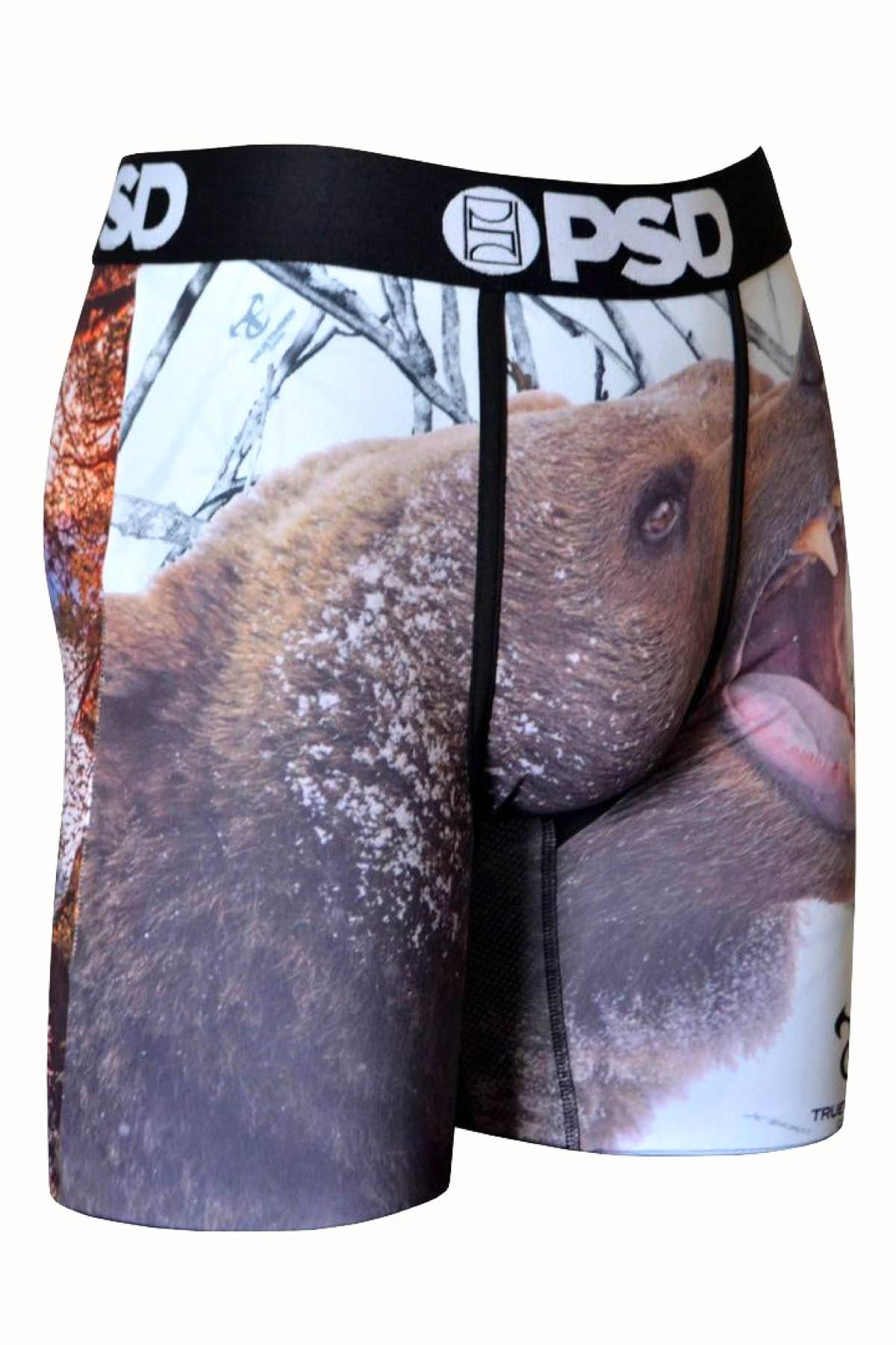 Psd Bear True Timber Boxer Brief, Underwear