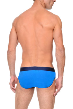 2(X)IST Blue & Blue Electric Cotton Brief thumbnail 2
