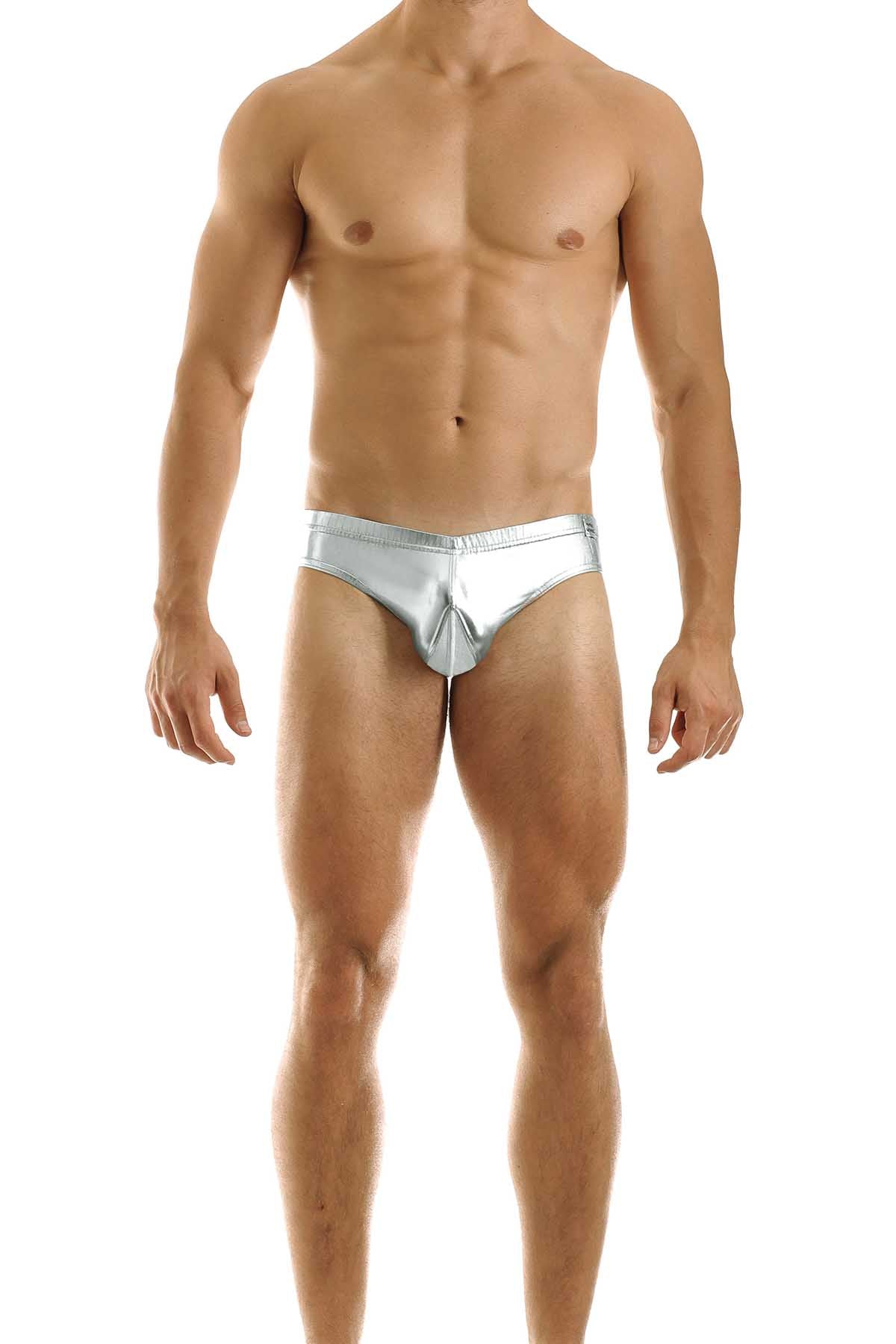 Modus Vivendi Silver Metallic Heart Brief