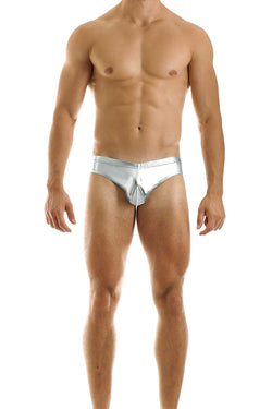 Modus Vivendi Silver Metallic Heart Brief thumbnail 1