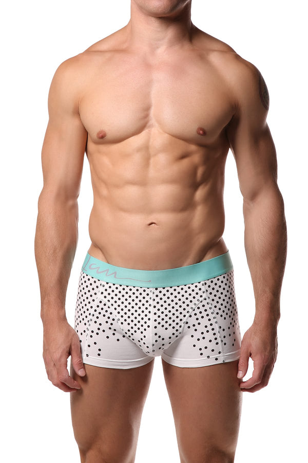 Jam White & Black Polka Dots Boxer Brief