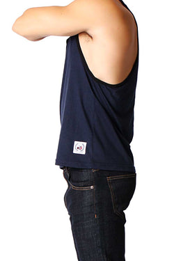 Timoteo Midnight Blue & Black Freedom Tank thumbnail 3