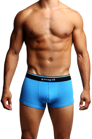 2-Pack Papi Black & Light Blue Solid Stretch Brazilian Trunks