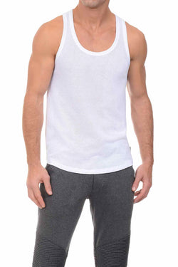 2(X)ist White Modern Sport Open Mesh Tank Top thumbnail 1
