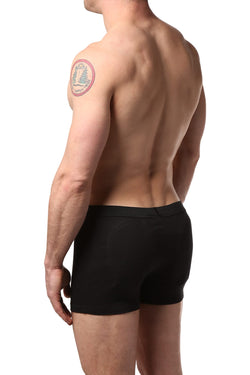 Undergear Black Padded-Butt Boxer Brief thumbnail 2