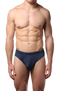 2(X)IST Black/Royal Atom-Print Sliq Micro Brief thumbnail 1