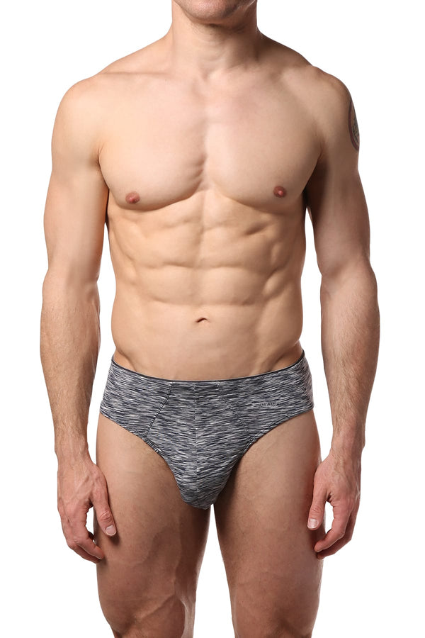 2(X)IST Varsity-Navy/Space-Dye Sliq Micro Brief