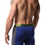 PUMA Blue & Grey Solid Side Panel Boxer Brief
