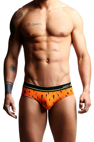 Ken Wroy Orange Marathon Runner Brief