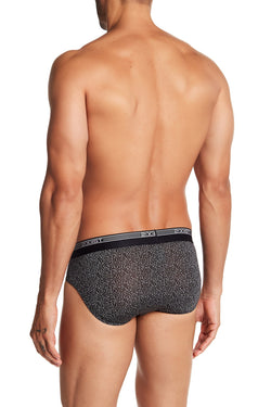 2(X)IST Leopard Black Graphic Modal No-Show Brief thumbnail 2