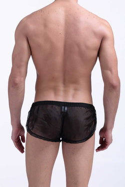 PetitQ Black Sheer Snap Short thumbnail 4