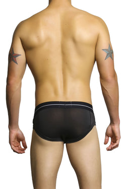 James Tudor Black Button Fly Brief thumbnail 3
