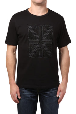 Smash Black Safety-Pin British Flag Tee thumbnail 1