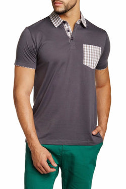 Filthy Etiquette Charcoal Mason Polo thumbnail 1