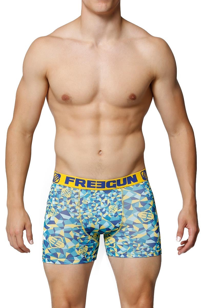 Freegun Blue Geo Boxer Brief