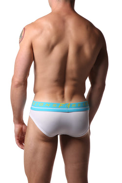 Freedom Reigns White Micro Mesh Brief thumbnail 3