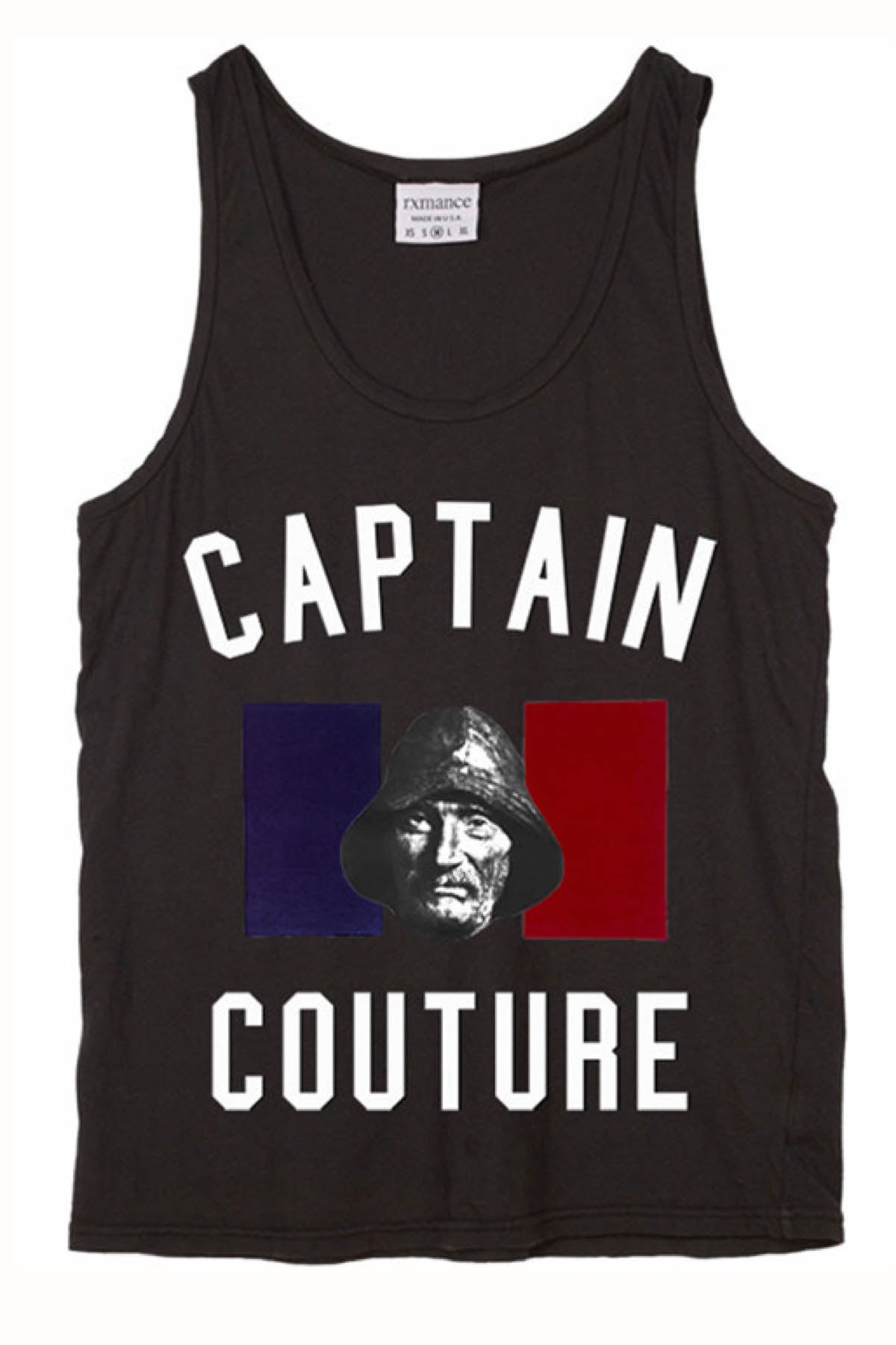 Rxmance Black Captain Couture Tank Top
