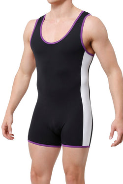 CheapUndies Purple Sport Singlet thumbnail 1