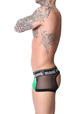 Cell Block 13 Green Dark Room Backless Jock Trunk thumbnail 3