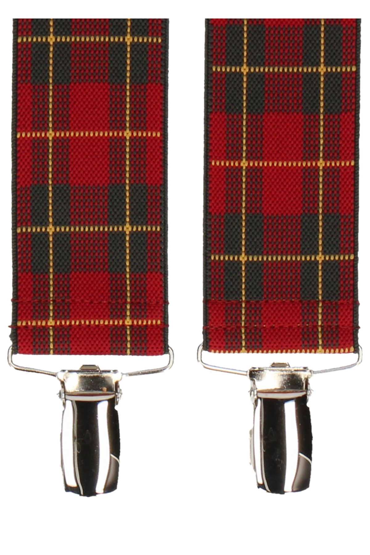 Mrs. Bow Tie Royal Stewart Tartan Suspenders