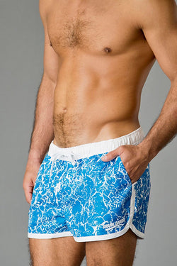 Frank Dandy Blue Paint Job Saint Paul Swim Short thumbnail 1