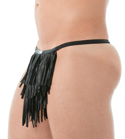 Gregg Homme Charcoal Wild West Faux Suede Thong thumbnail 2