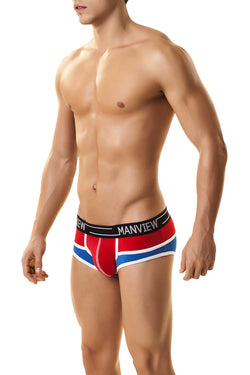 Manview Red & Blue City Boy Brief thumbnail 2