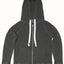 Rxmance Unisex Vintage Black Hooded Zip Sweatshirt