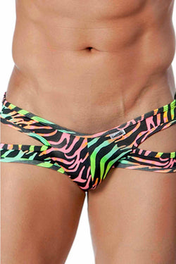 Candyman Neon Zebra Cut-Out Brief thumbnail 1