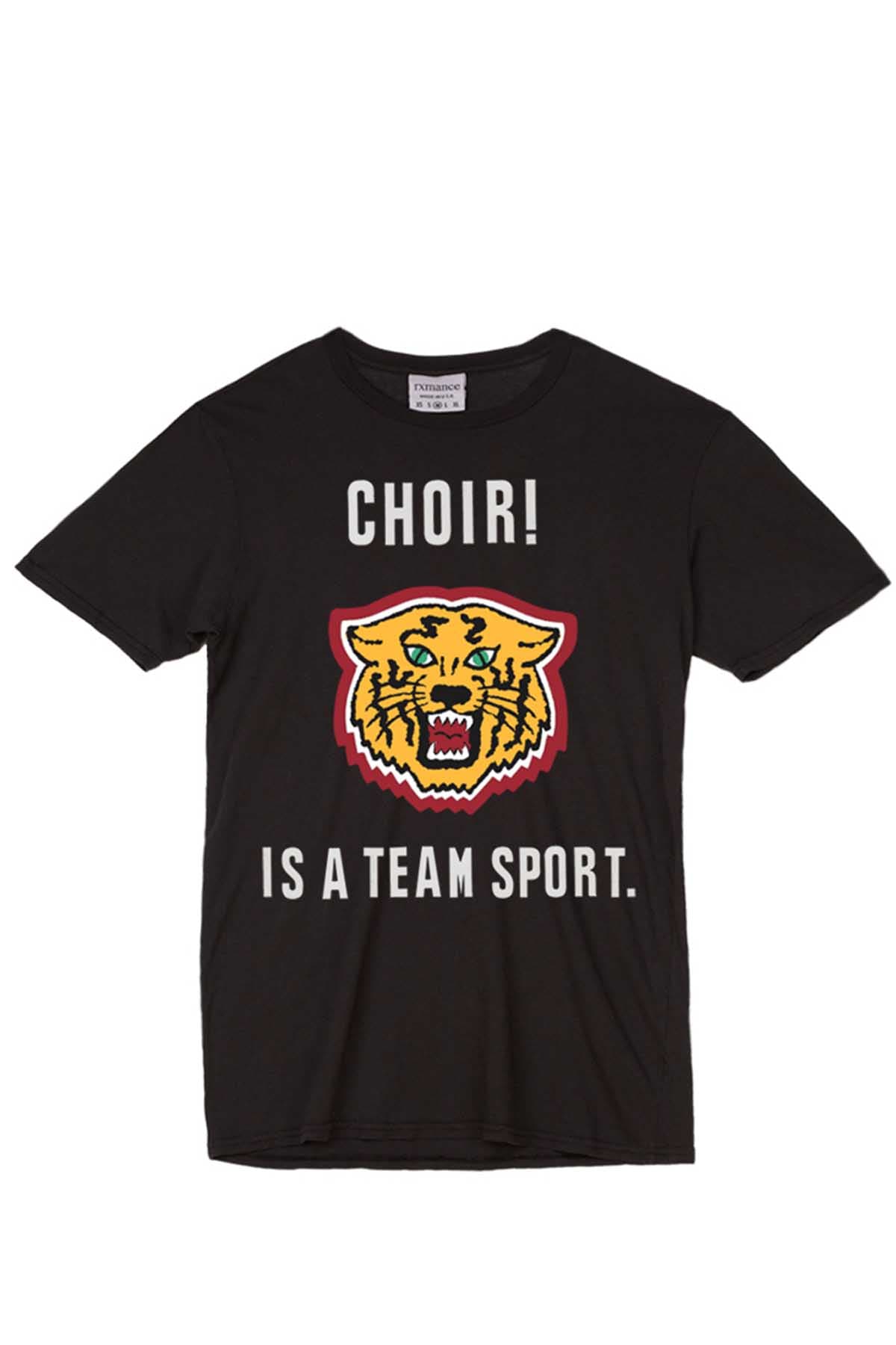 Rxmance Unisex Black Choir Crew T