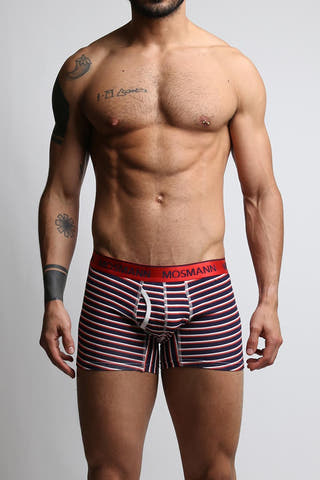 2-Pack Mosmann Multi Stripes & Navy Paisley Boxer Brief