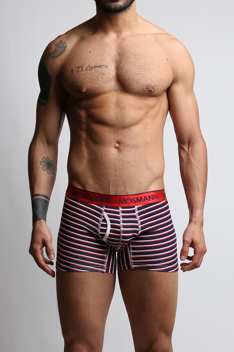 2-Pack Mosmann Multi Stripes & Navy Paisley Boxer Brief