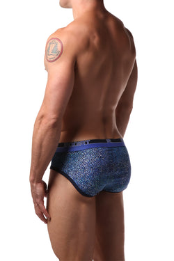 2(X)IST Dot Blue Graphic Cotton Brief thumbnail 2