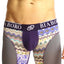 Grey & Purple Aztec Bamboo Boxer