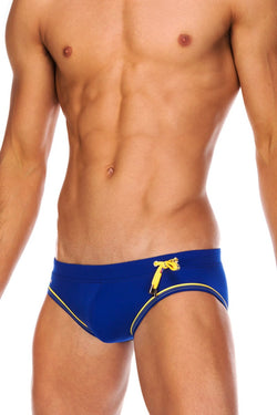Tribe Electric Blue Arctic Lo Rise Swim Brief thumbnail 2