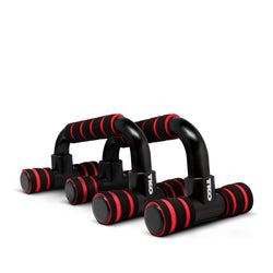 TKO Push Up Bars, Onyx/ Lava thumbnail 3