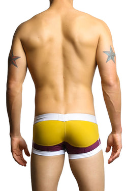 Joe's Jeans Purple & Mustard Boxer Trunk thumbnail 3