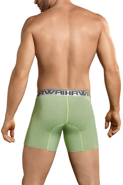 Hawai Lime Green & Grey Pinstripe Boxer thumbnail 2