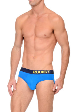 2(X)IST Blue & Blue Electric Cotton Brief thumbnail 3