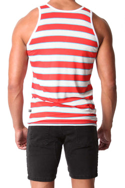 Timoteo Red & White Oceanside Tank thumbnail 4