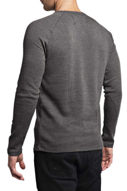 Trend Grey Waffle Henley thumbnail 2