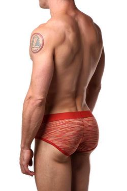 RonChereskin Orange Multi Stripe Brief thumbnail 3