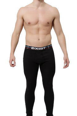 2(X)IST Black Tartan Plaid Long Underwear thumbnail 1