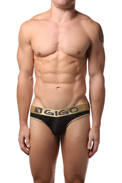 Gigo Black Sheen Jock-Brief thumbnail 1