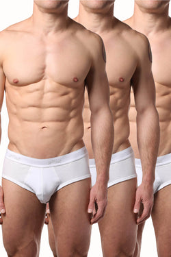 2(X)IST White Essential Pouch Brief 3-Pack thumbnail 1
