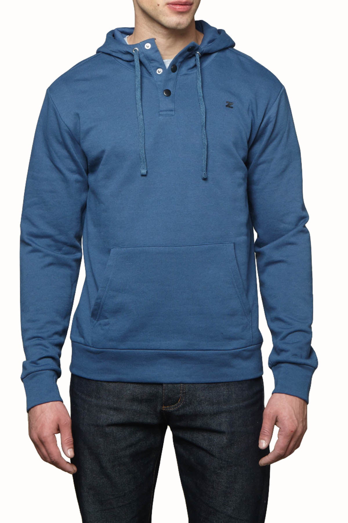 Zutoq Blue Zunked Hooded Sweatshirt